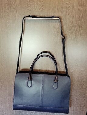 Genuine Leather Work Tote/Laptop Bag Made In Italy